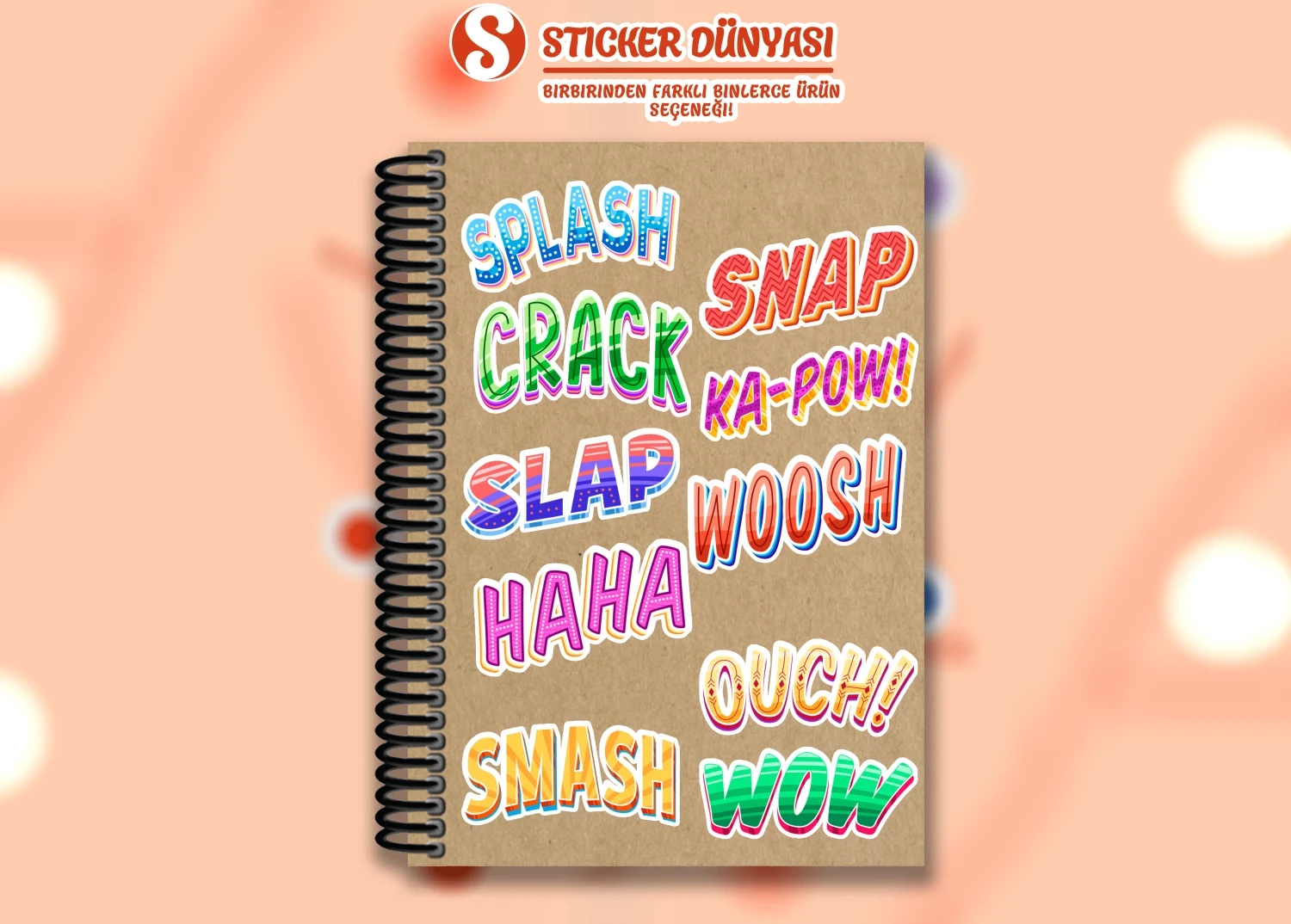 İngilizce Tepki Temalı Yazı Sticker Koleksiyonu (Tepki2) görsel 3